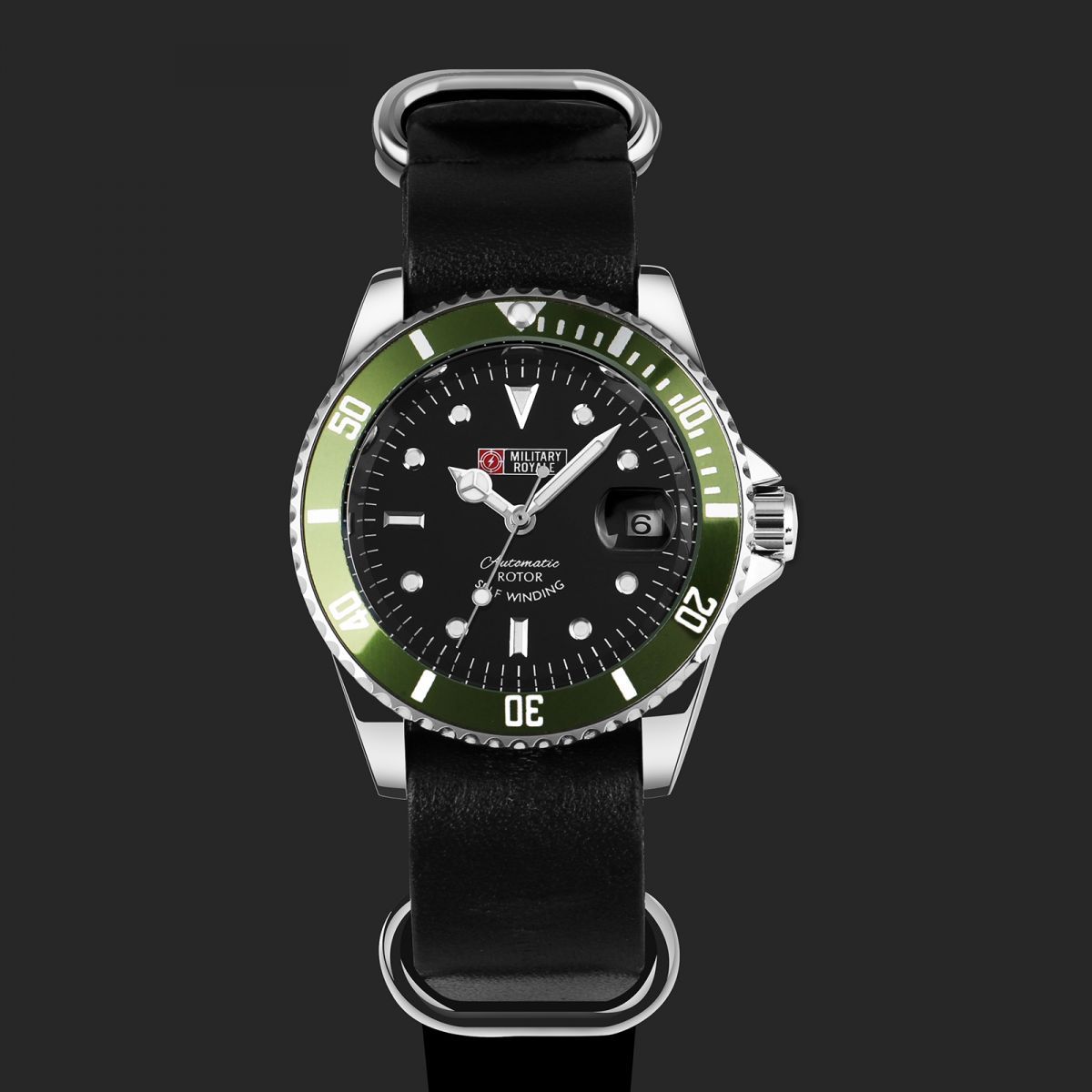 Military Royale Jam  Tangan  Analog Automatic MR105 107 